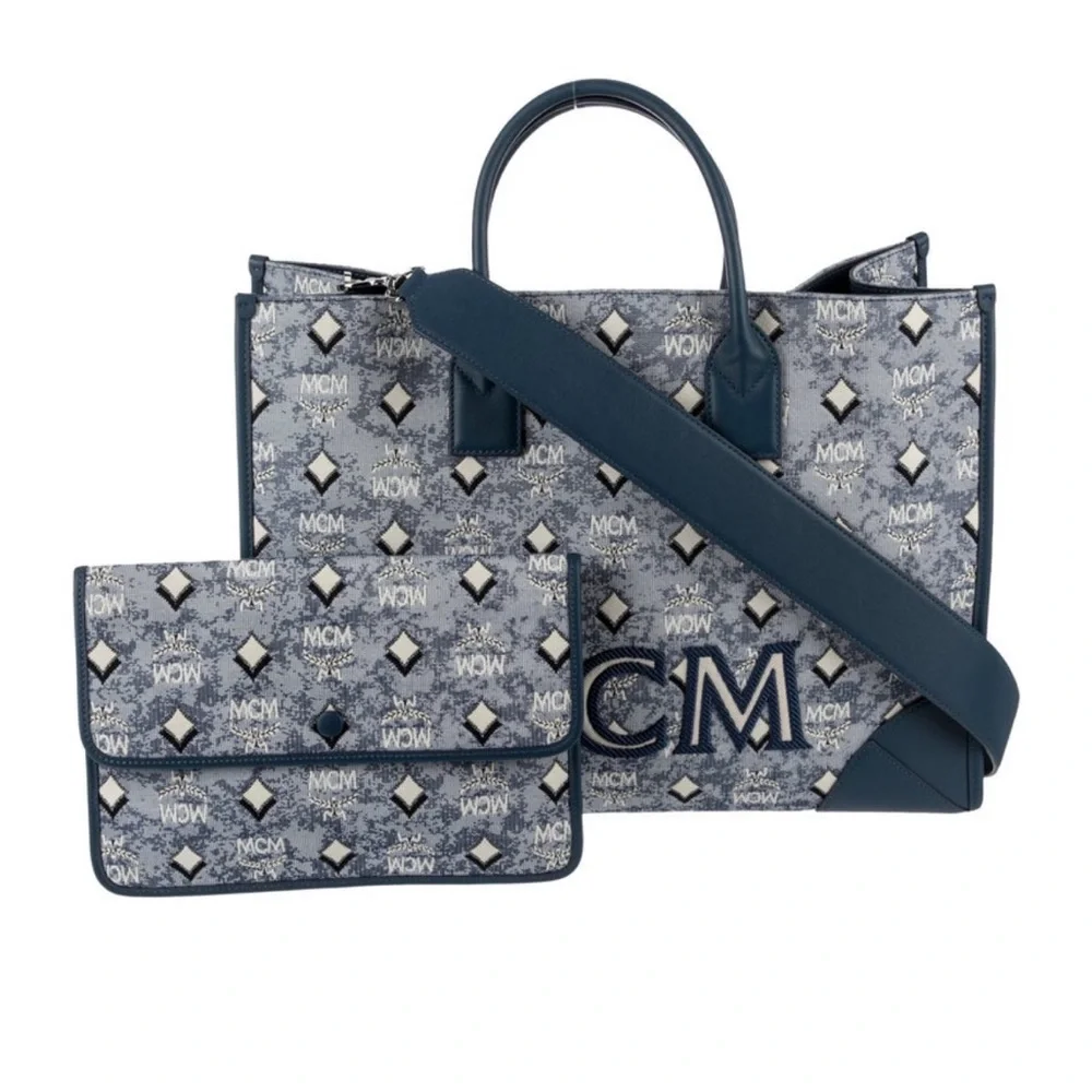 NWT MCM Visetos Tote - Picture 3 of 6